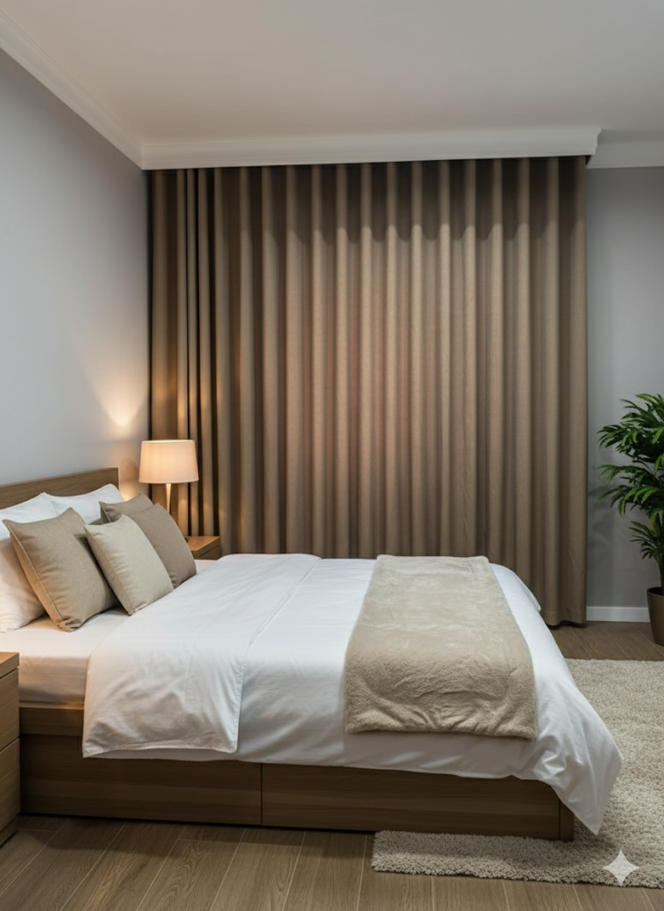 Rèm vải phòng ngủ RV02