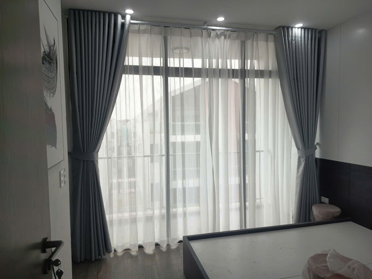 Rèm vải 2 lớp chống nắng RV02