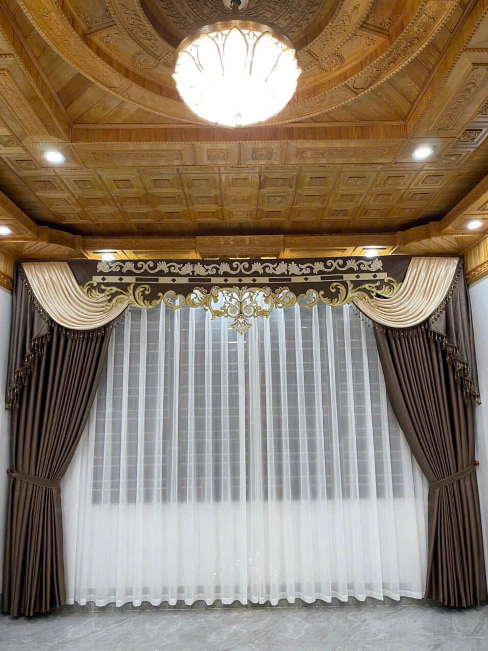 Rèm vải 2 lớp chống nắng RV04