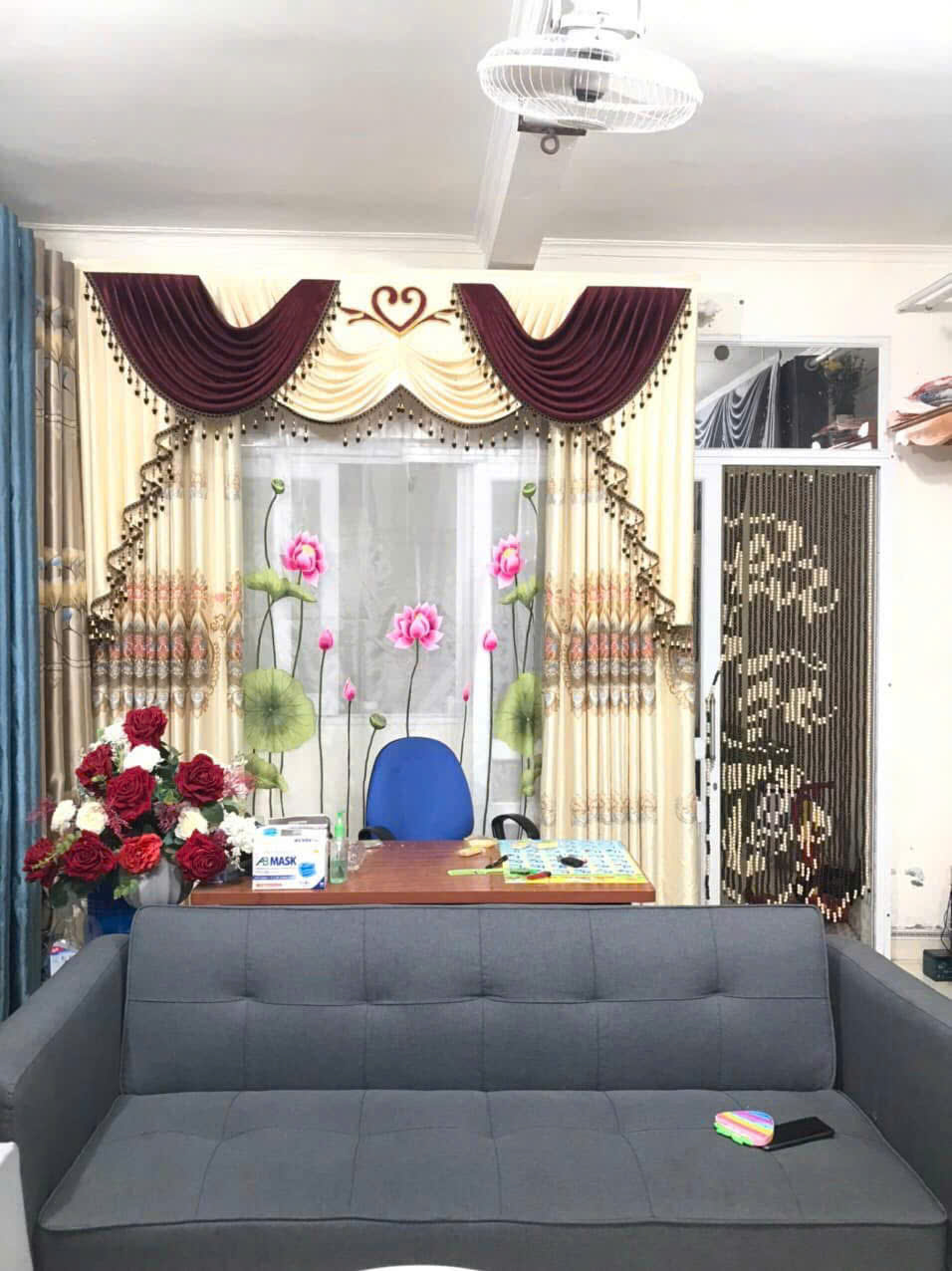 Rèm vải 2 lớp RV06