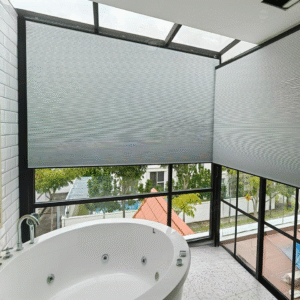 Rèm tổ ong nhà vệ sinh