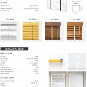 Rèm sáo gỗ Huy Hoàng